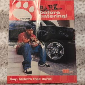 Limp Bizkit/Aaron Carter Reversible Poster Magazine Pullout
